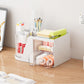 Desk Organizer with 2 Drawer, 360°Rotating Pen Holder for Desk,  with 6 Slots Pencil Organizer + 2 Drawer