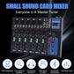 Lexuco 7 Channel Mixer with Bluetooth and USB Mixer