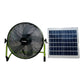 Stay Cool Anywhere: 14-inch Solar Rechargeable Fan
