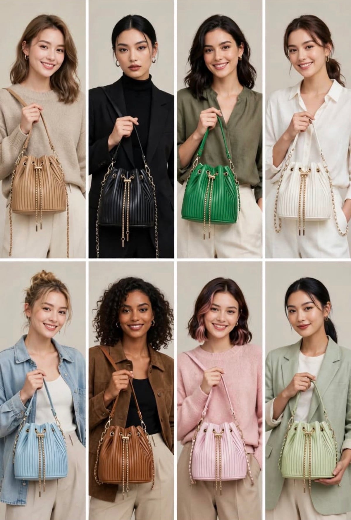 Ladies Sissy Boy Flavour Bucket Bag-Various Options