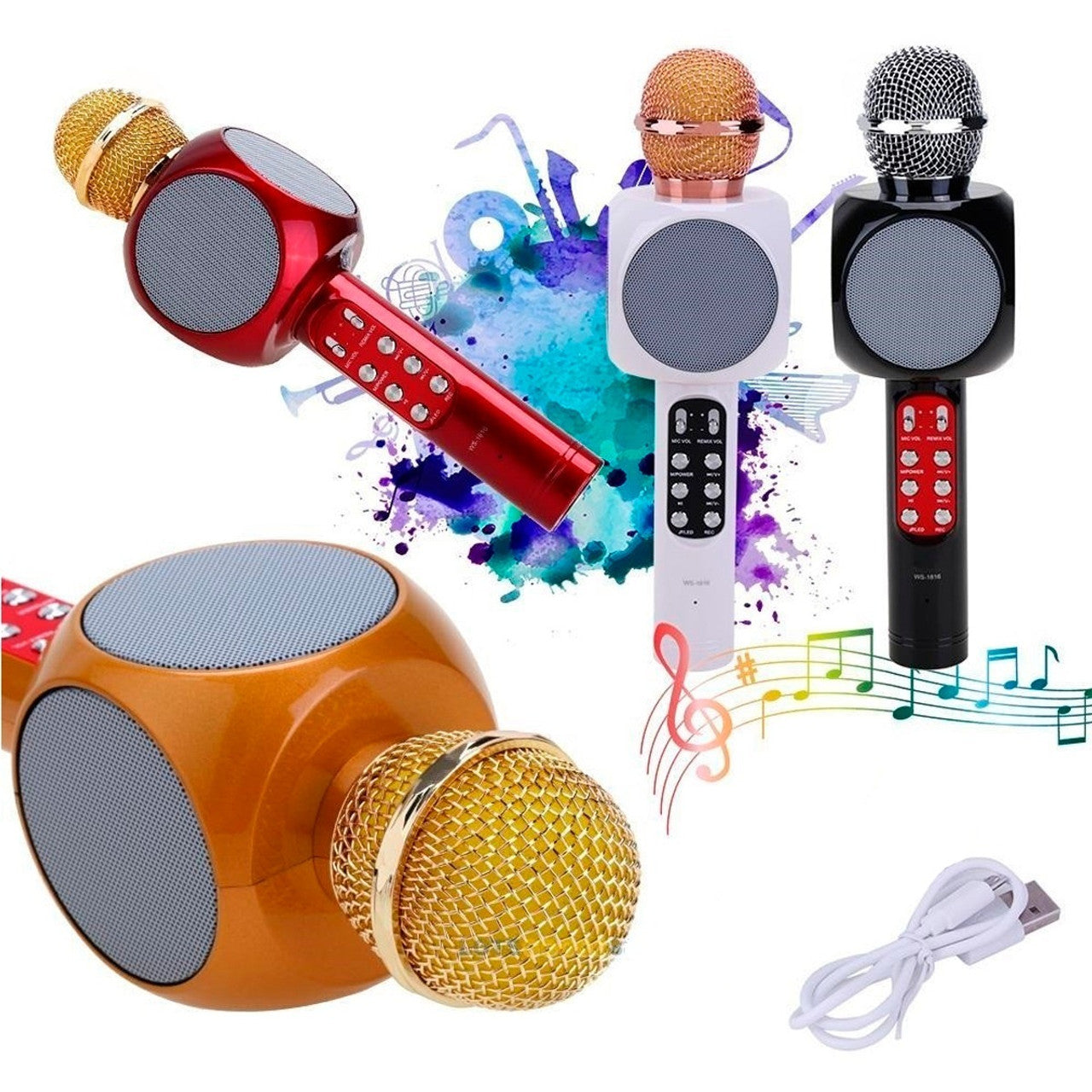 Karaoke Multifunctional Mic - Various Colours