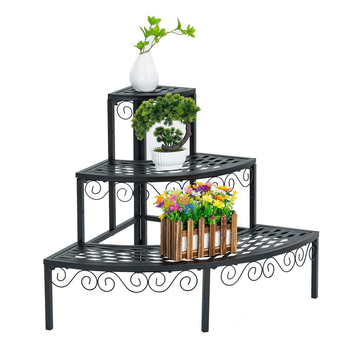 3 Tier Pot Plant Rack Corner Stand Organizer – Megamall Online Store