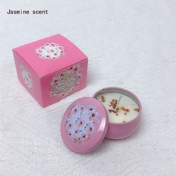 Wax Dried Floral Scented Candle