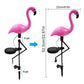 Flamingo Statue Solar Garden Light