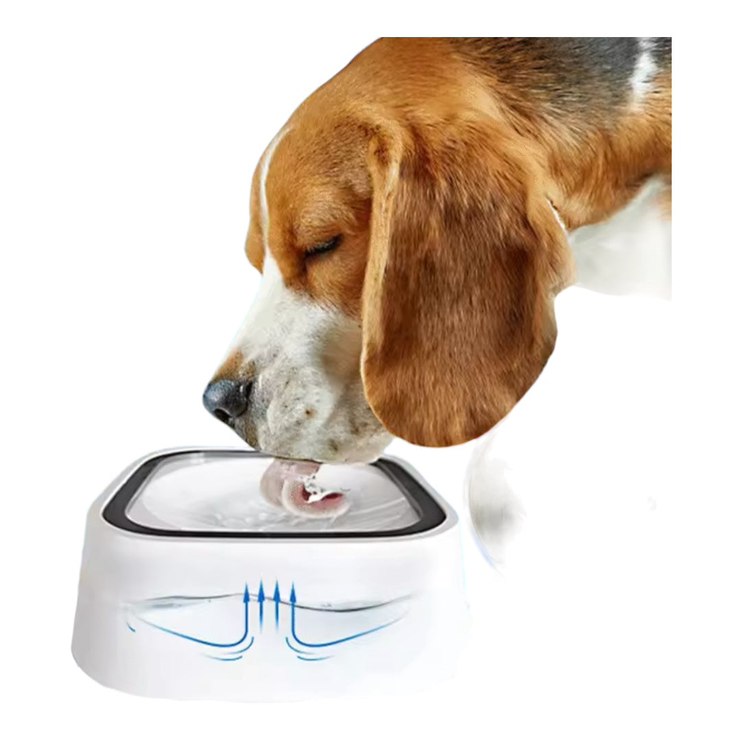 Pet Dog/Cat Water Drinking Bowl Slow Water Feeder No Spill Anti-Overflow