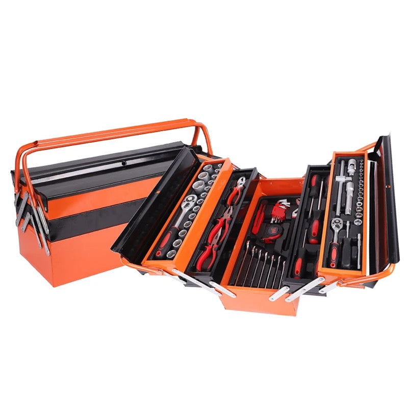 Tool Kit With Cantilever Metal Box 85pc Set