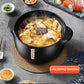 MHome  Ceramic Casserole, With Lid Ceramic Pot,Heat-Resistant Round Stew,Soup Pot-4L