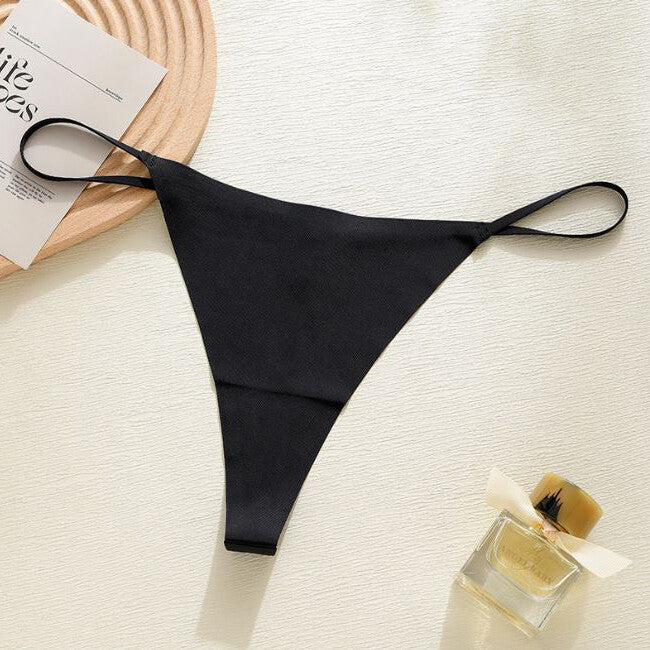Ladies G-string Thongs Women Underwear Thong Seamless Panties Stretch T-back Tangas Low Rise 5pc Pack