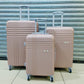 Large 31` Inch Size 3 Piece Hard Outer Shell Luggage Set