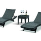 Modern Poolside Wicker Lounger