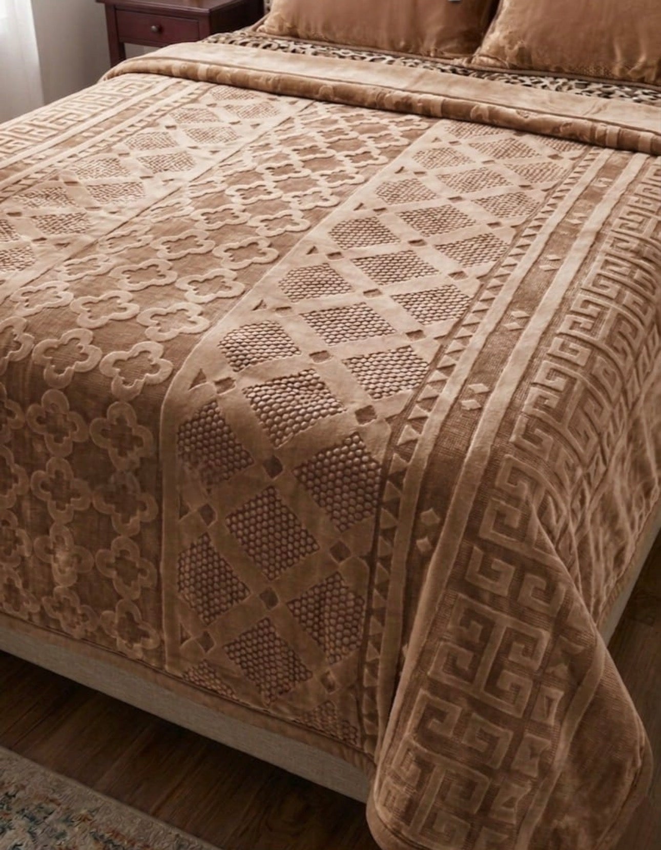 MHome Faux Mink 2ply Blankets Without Fibre-Various Colours