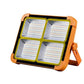 MTech Portable Solar Rechargeable Flood Light With USB Charger
