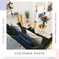 MFurn Gold Contemporary Clear Glass Console Display Table
