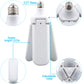MTech 3 Leaf Garage ,Adjustable E27 Fan Blade LED Light Bulb Ceiling Light