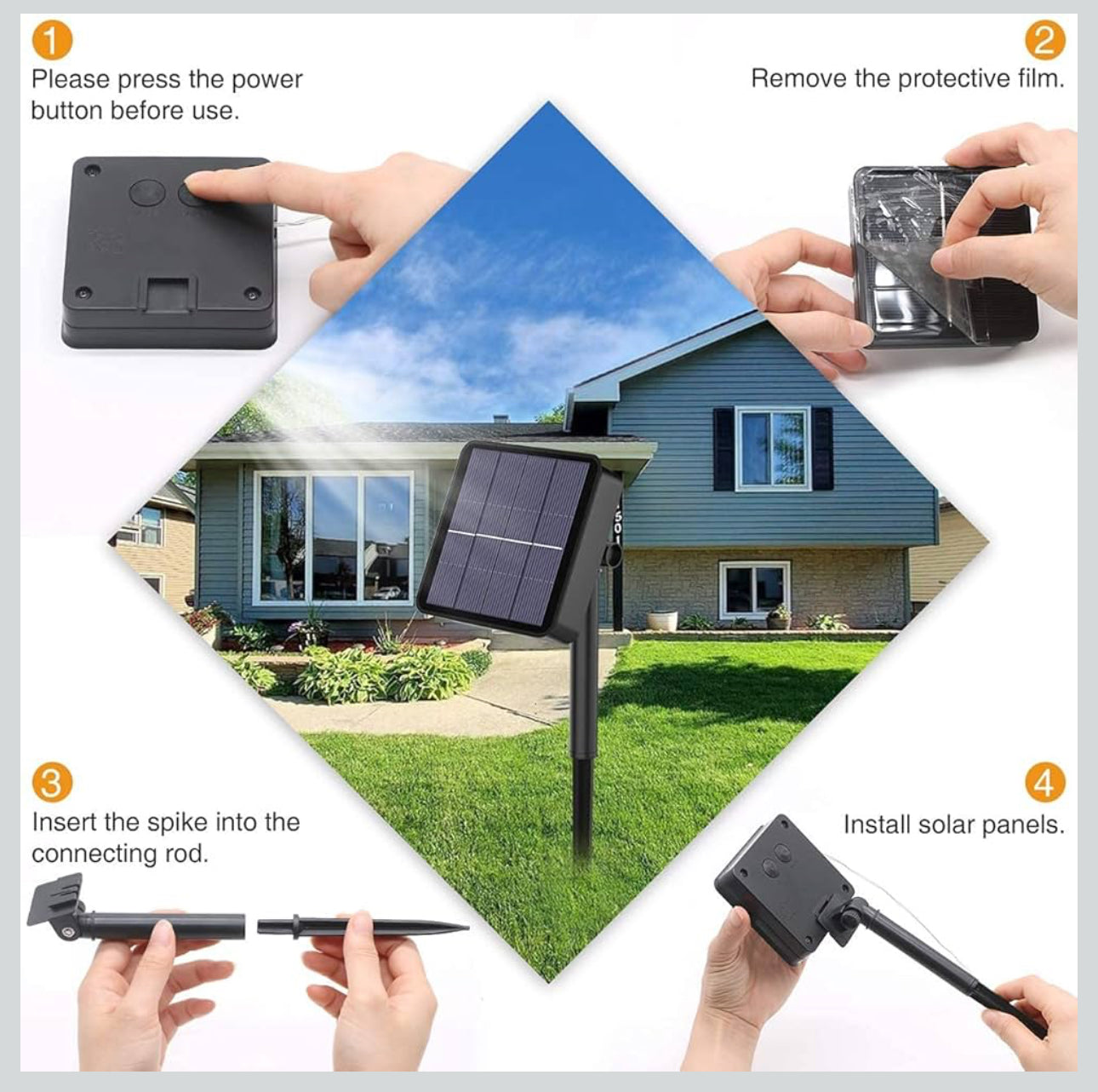 MTech Solar Power 2-Pack Christmas Fairy Lights (120 LED, 45ft Each)