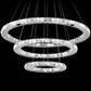 Crystal Chandelier Light Three Rings