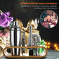 Megaware Stainless Steel Cocktail Shaker Kit 12 Piece Set