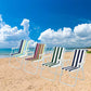 MFurn Angelo Folding Aluminium Material Outdoor Furniture Lounge Beach Chair- Various Colours