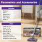 MHOME Cordless Electric Sweeper – 360° Rotating Brush, LED Light, Lightweight Floor & Carpet Cleaner