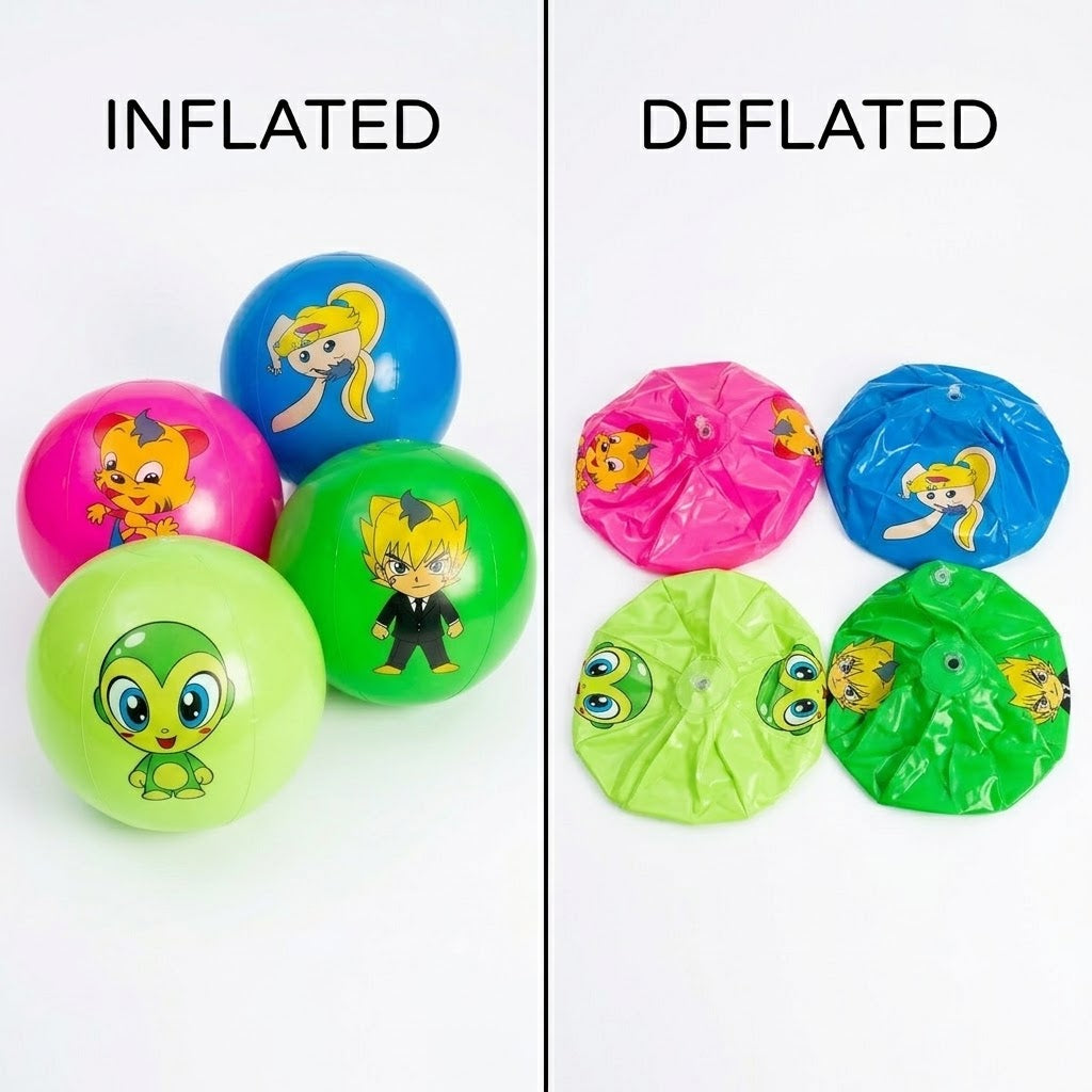 2 × Kids Inflatable Swimming Balls