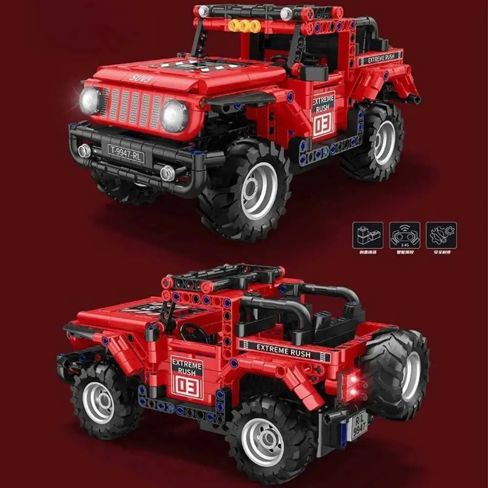 MKids Remote Control Off-Road Racing Pickup Truck Building Block Set (678 or 571 Pieces)