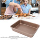 MHome Carbon Steel Baking Sheet Tray Small ,Medium,Non Stick Oven Pan, Multi Functionality, Excellent Heat Conductivity
