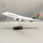 South African Airways Boeing 747-300 ZS-SAK Airplane Model 45cm - 1:150 Resin/Metal Alloy Mould Jet with Display Stand