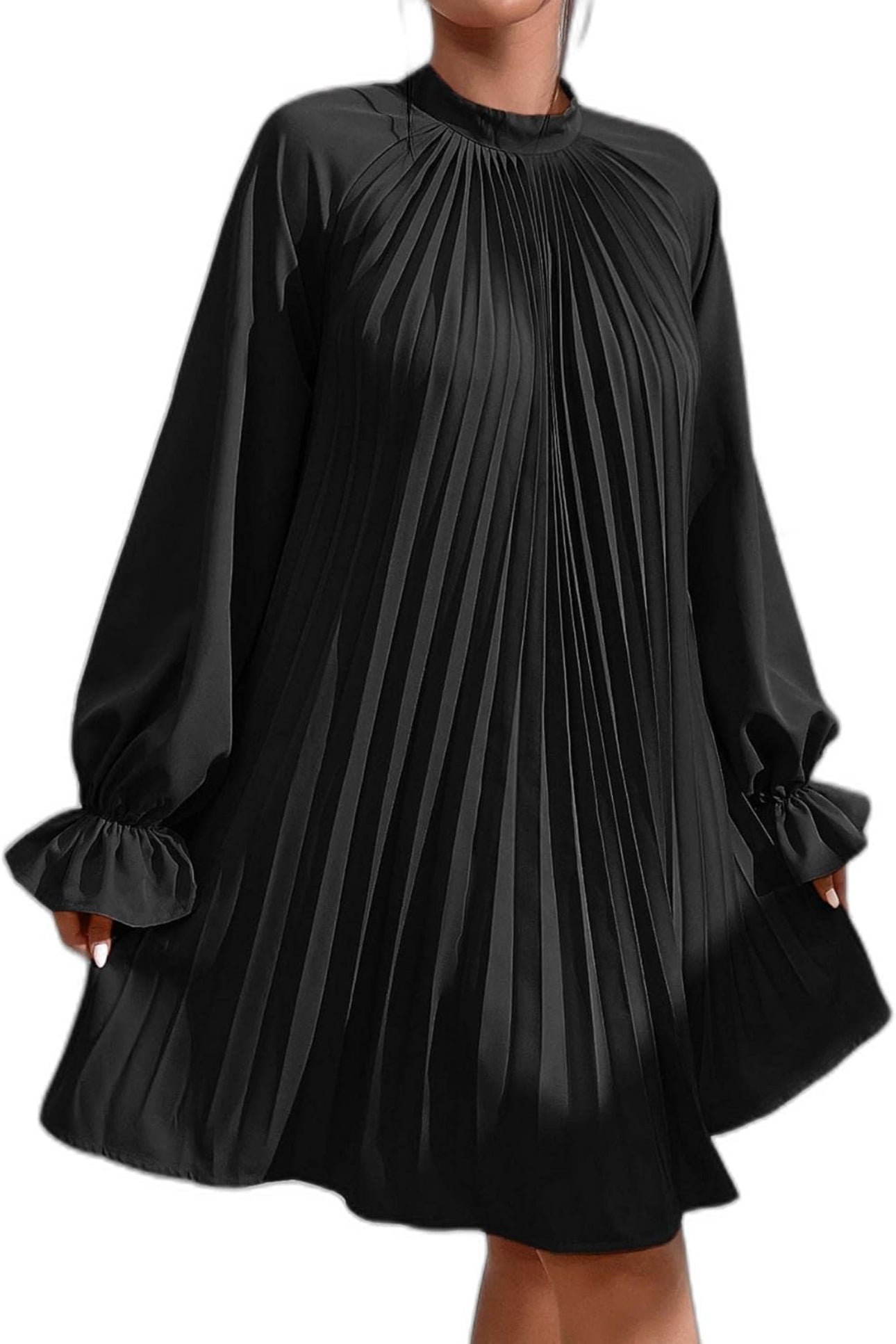 Ladies Elegant Sexy Pleated Dress