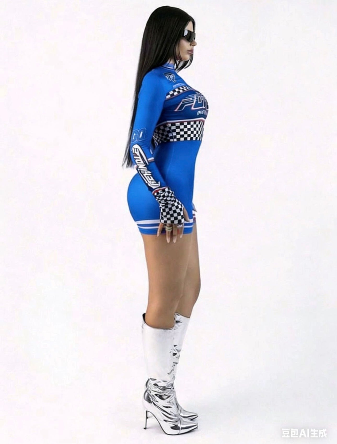 Ladies Sexy Speed Racer Style Bodysuit-Various Colours