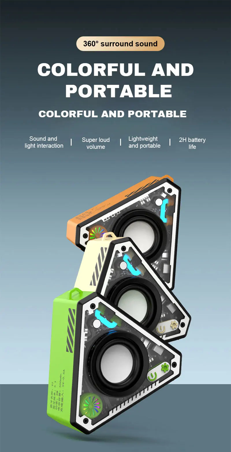 MPower Transparent Speaker, Lightweight & Portable, Bluetooth Technology