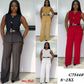 Ladies Stylish Jumpsuit 2pc Set-Various Colours