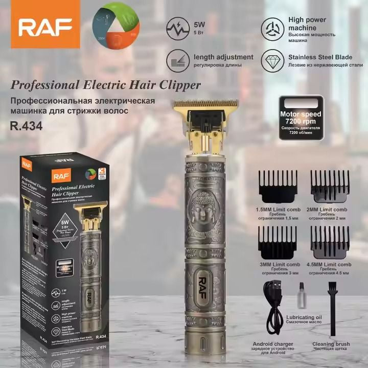 RAF Electric Hair Clipper Rechargeable USB