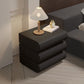 MFurn French Style Bedside Table with Three Drawers, Lightweight Luxury High End