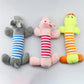 Cute Pet Dog Chew Toy  Squeaky Soft Plush Play Sound Puppy Teeth Toys