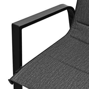 MFurn Miron High Bar Chair – Steel Frame & Textilene Seat