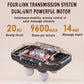 Four-Head Fascia Gun With High Frequency Vibration