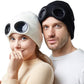Unisex Knitted Beanie With Sunglasses