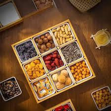 MHome Wooden Snack Storage