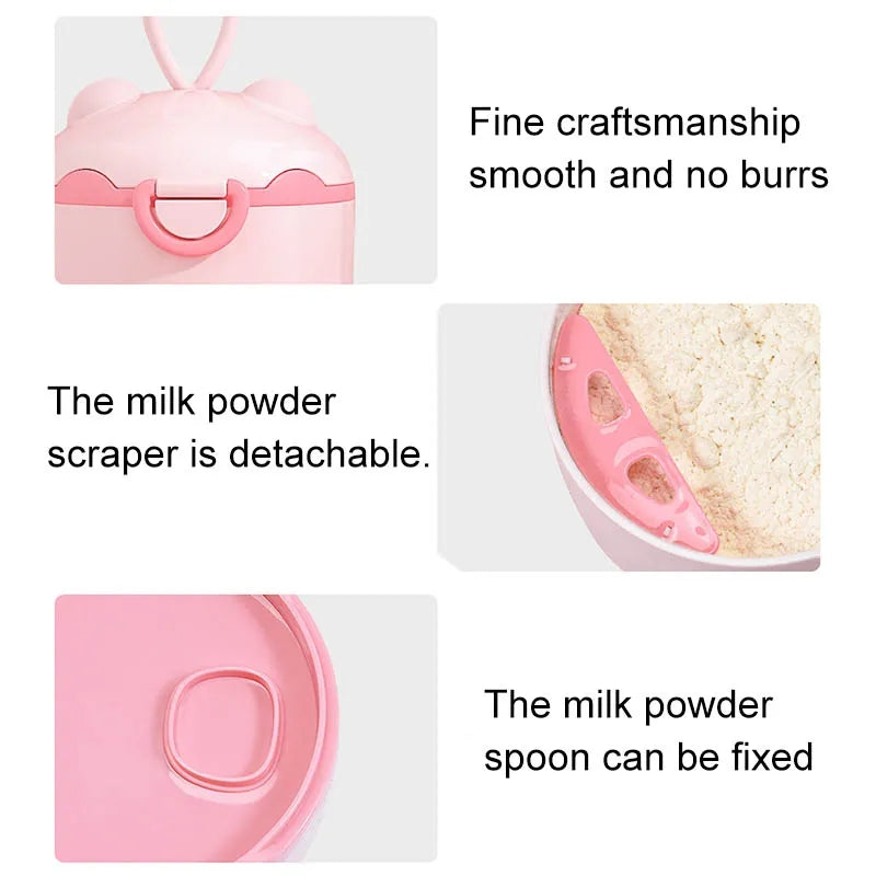Portable Cute Baby Food Storage Cup With a Spoon