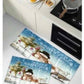 MHome Christmas Themed Floor Mat Set 2pc Various Colours