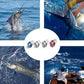 LED Deep Drop Underwater Fishing Light Diamond Tubular Style Bait Lure Squid, 350/700hrs Lifespan, 1000M Deep