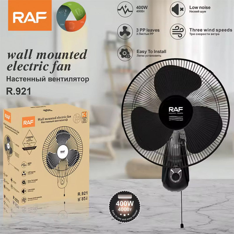 RAF Wall Mounted Electric Fan 16inch