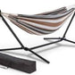 MHome 2-Person Hammock With Stand Brazilian-Style Outdoor Indoor
