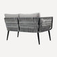 MFURN Cinderella Outdoor Rope Patio Lounge 4pc Set
