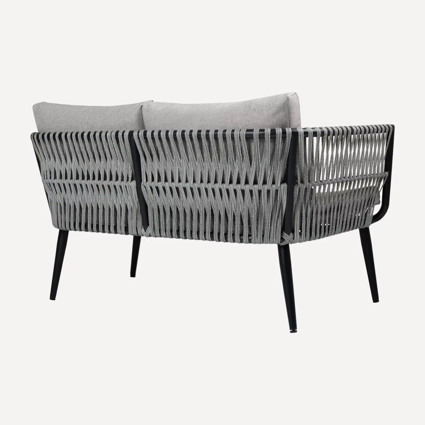 MFURN Cinderella Outdoor Rope Patio Lounge 4pc Set
