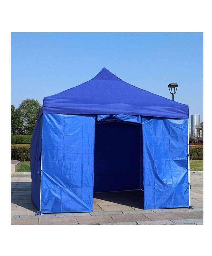 MHome Gazebo 3X3 Meter Tent With 4 Side Covers Blue