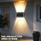 Solar Lights Outdoor Up Down Led Wall Lamp Garden Decoration Outdoor Sunlight Waterproof Outdoor Solar Light Porch Fence Lights