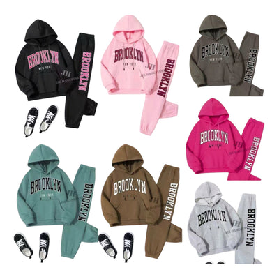 Kids Varsity Style “Brooklyn New York” Tracksuits Unisex