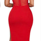 Ladies Maxi Evening Dress with Stones and Rhinestones-Various Options