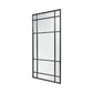 MHome Full Length Black Iron Fame Mirror 180x110cm